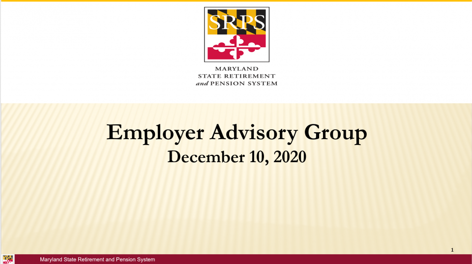 MPAS + Employer Advisory Group 12/10/2020