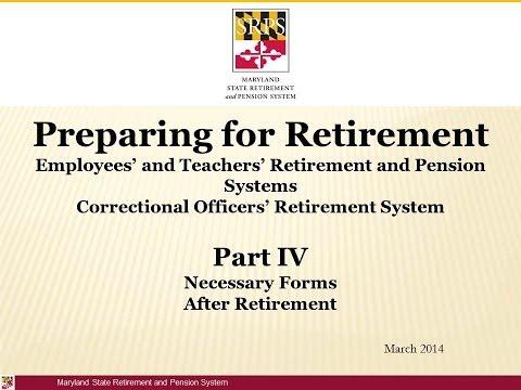 Retirement Part 4: Retirement Forms and Post Retirement Video