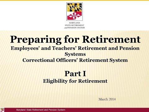 Retirement Part 1: Retirement Eligibility Video